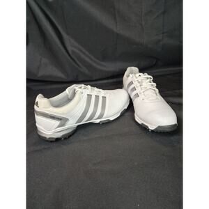 New Adidas Adipower Boost 2 Golf Shoes Spikes Cleats White/ Grey Mens Size 10.5